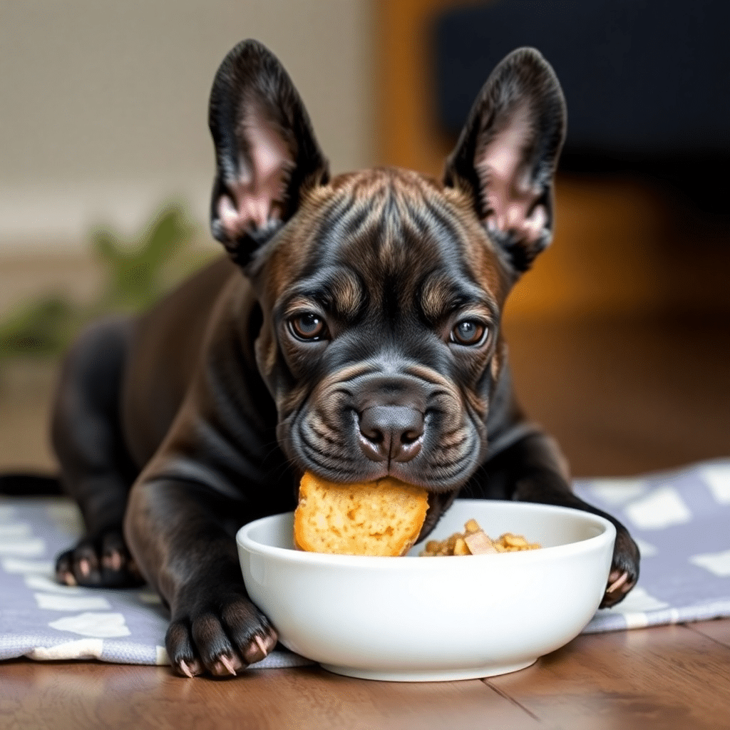 Cane Corso mladicek je hrano - Optimalna Prehrana