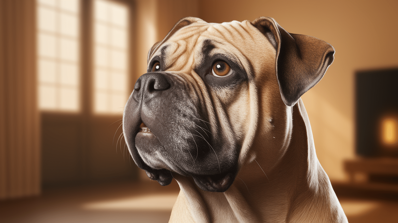 Izrazna mimika obraza Cane Corso