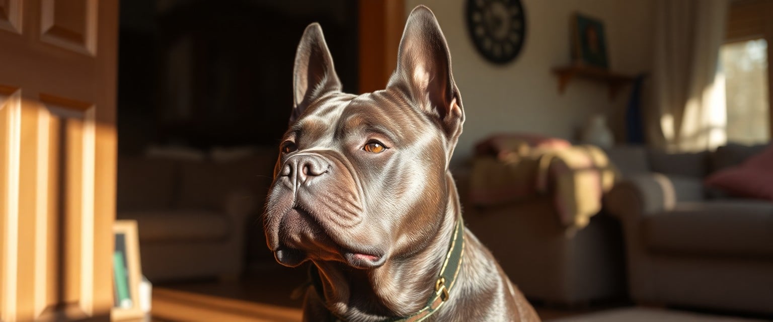 Cane Corso ignorira ukaz med treningom v dvorišču